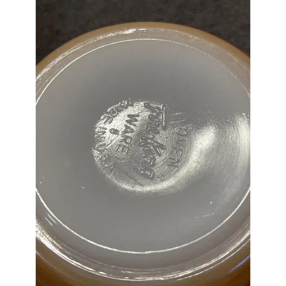 Vintage Fire King Peach Lustre Beehive Soup Bowls 4pc Used - Picture 8 of 9